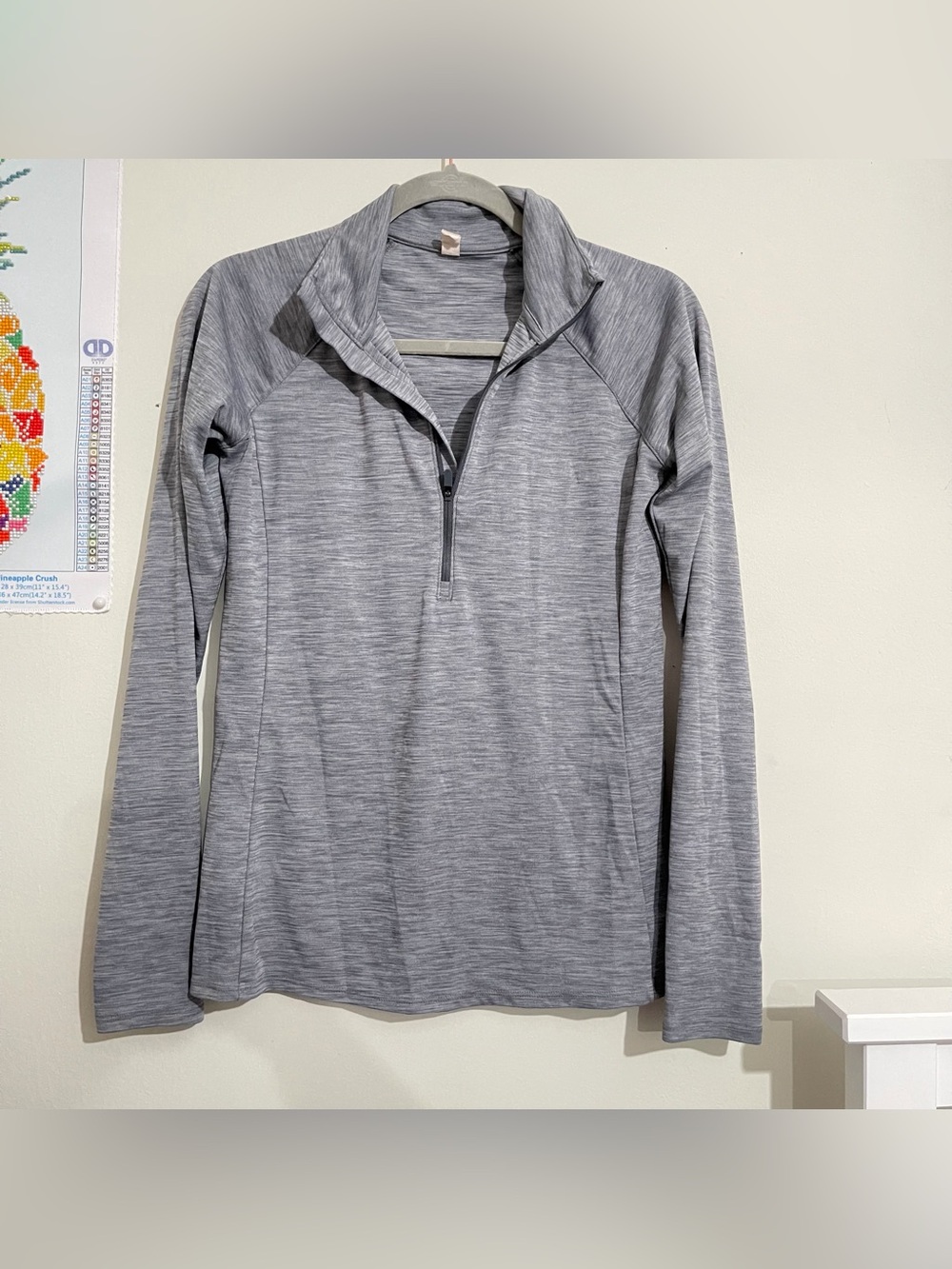 Under Armour Women's Gray Quarter-Zip Performance Pullover